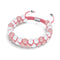 Koralle x Porzellan | Lumos Keramik | Vitality Makramee Armband